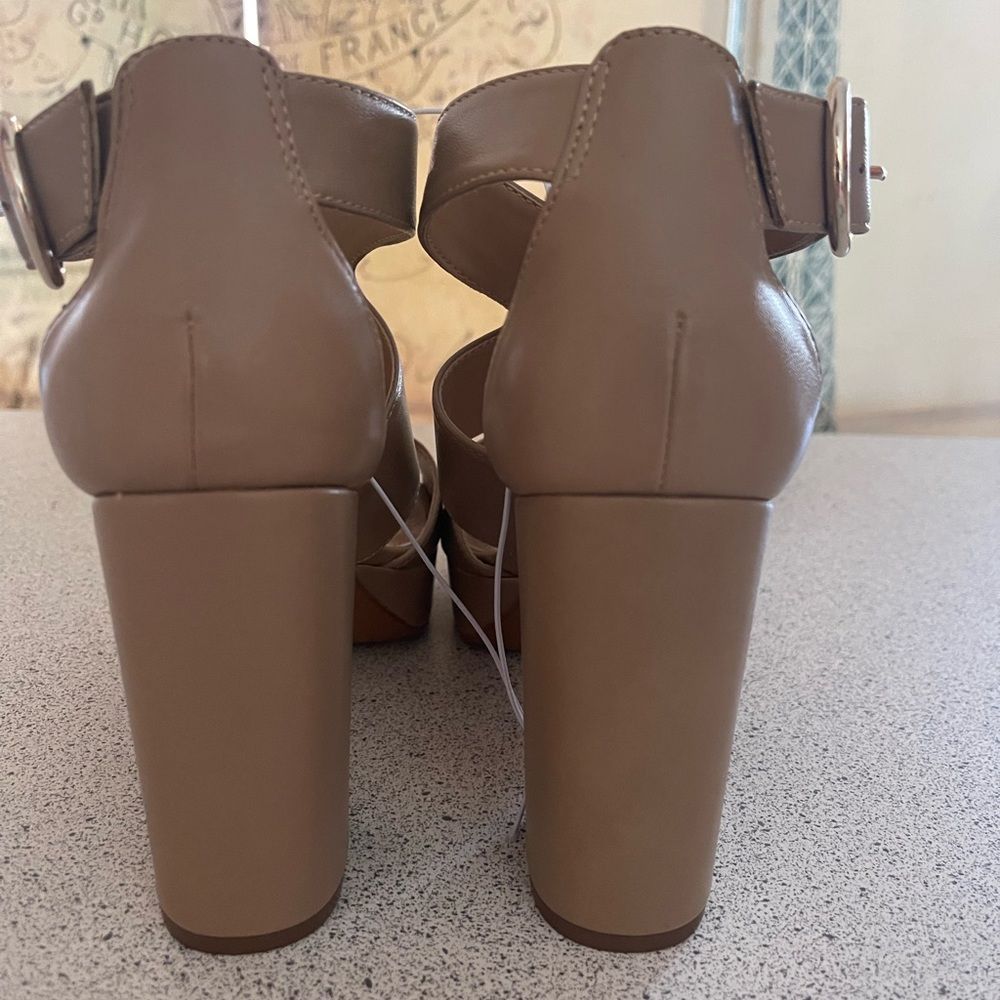 H&M strappy chunky heeled sandals NWOT - Picture 4 of 6